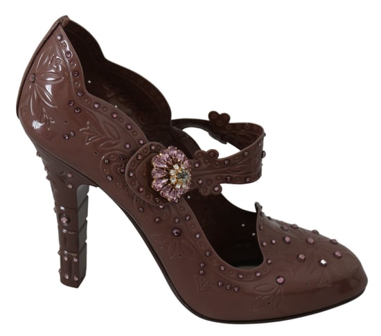 Dolce Gabbana Bloemige Mary Jane Hakken - Image 1