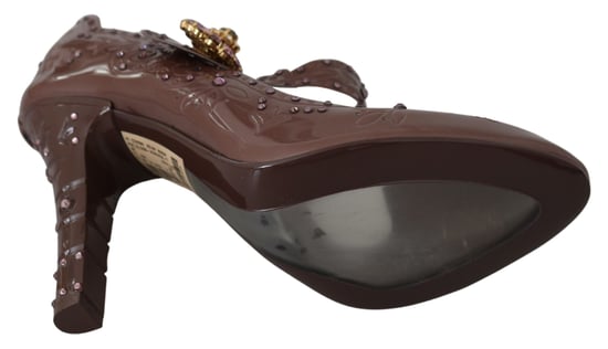 Dolce Gabbana Bloemige Mary Jane Hakken - Image 6