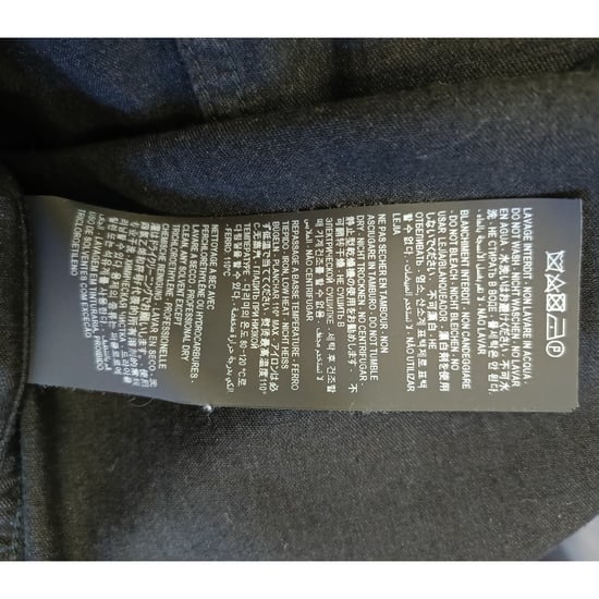 Saint Laurent Overhemd met Knoop in Zwarte Katoen - Image 6