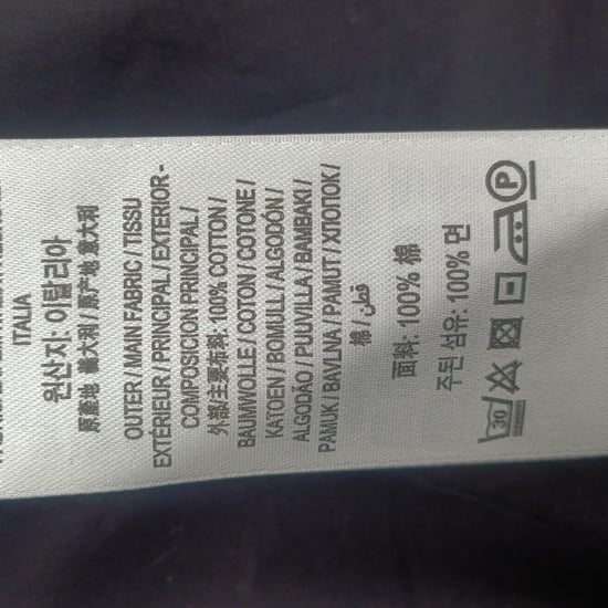 Burberry EKD-geborduurd Shirt in Zwarte Katoen - Image 3