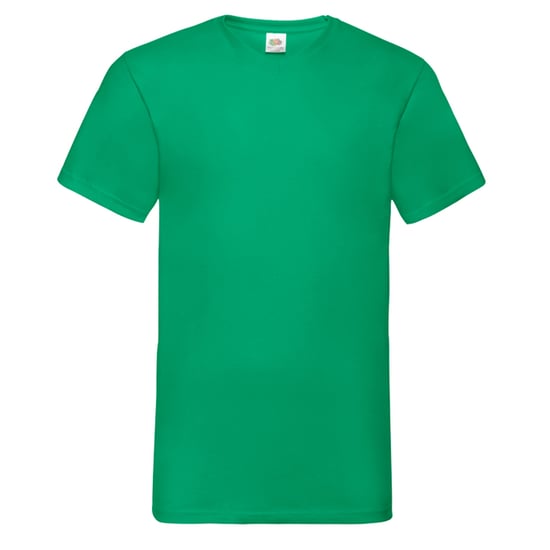 Fruit of the Loom Heren Valueweight V Neck T-shirt (Kelly Groen) - Image 1