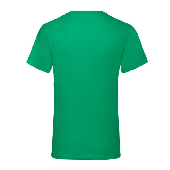 Fruit of the Loom Heren Valueweight V Neck T-shirt (Kelly Groen) - Image 2