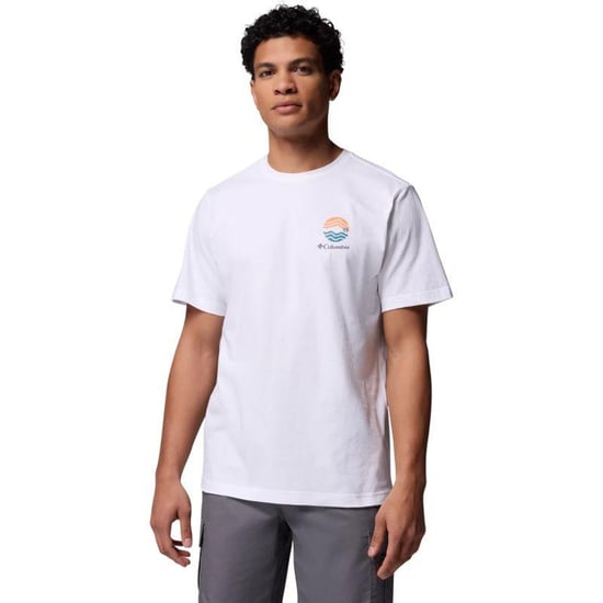 Columbia Heren Kettle River Outdoor T-Shirt (Wit) - Image 1