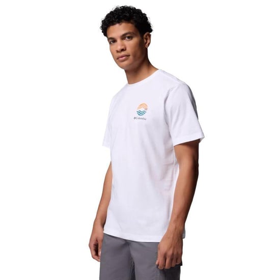 Columbia Heren Kettle River Outdoor T-Shirt (Wit) - Image 3