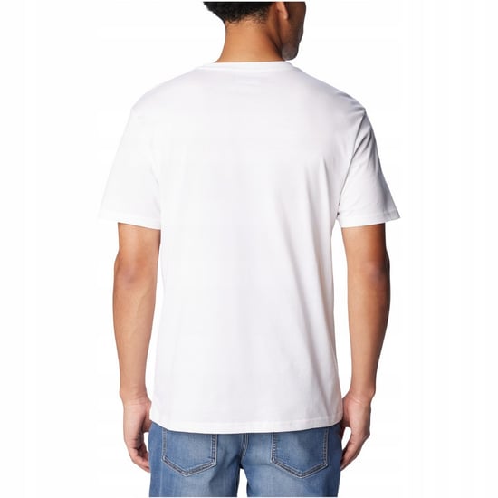 Columbia Heren Basis Logo T-Shirt (Wit) - Image 2