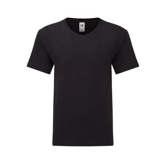 Fruit of the Loom Heren Iconic 150 V Hals T-shirt (Zwart) - Image 1