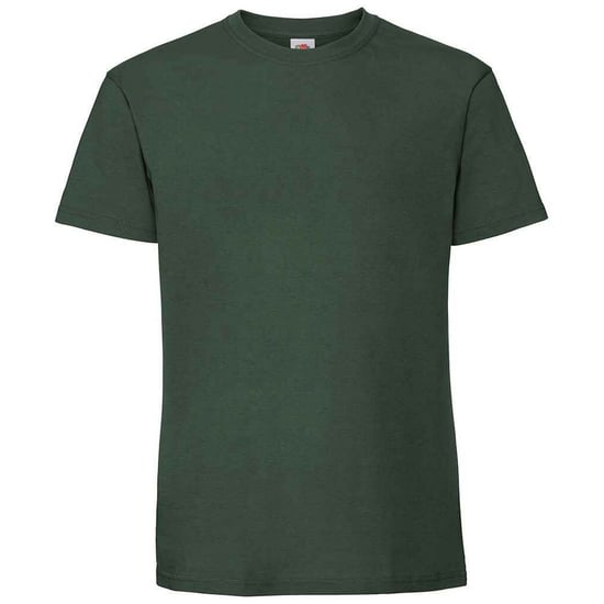 Fruit of the Loom Heren Iconic 195 Premium Ringspun Katoen T-Shirt (Fles groen) - Image 1