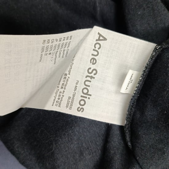 Acne Studios Glow In The Dark T-shirt van Zwart Katoen - Image 5