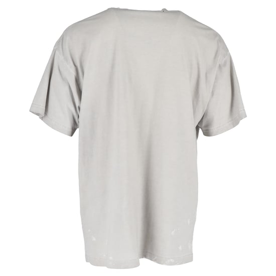 Balenciaga Metaal Vintage Overmaat T-Shirt in Grijze Katoen - Image 3