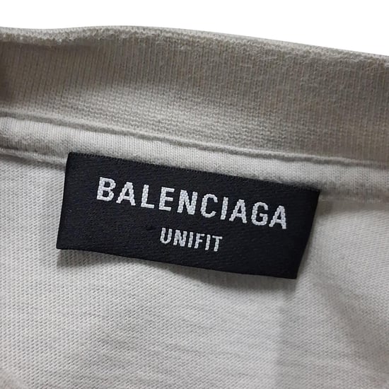 Balenciaga Metaal Vintage Overmaat T-Shirt in Grijze Katoen - Image 5