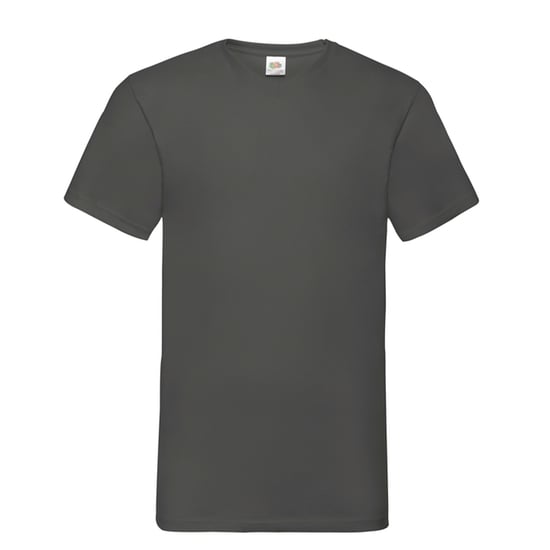 Fruit of the Loom Heren Valueweight V Neck T-shirt (Licht Grafiet) - Image 1