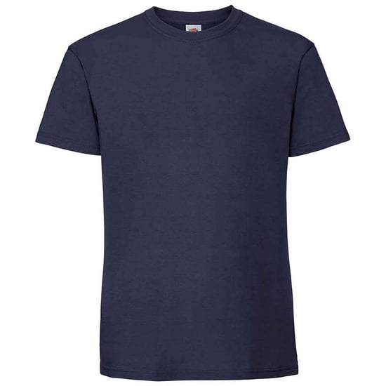 Fruit of the Loom Heren Iconic 195 Premium Ringspun Katoen T-Shirt (Marine) - Image 1