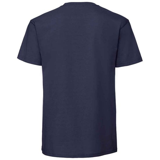 Fruit of the Loom Heren Iconic 195 Premium Ringspun Katoen T-Shirt (Marine) - Image 2