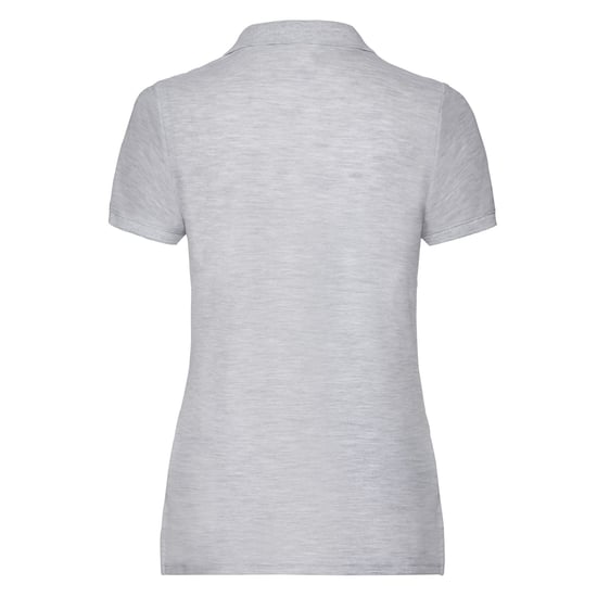Fruit of the Loom Dames/dames 65/35 Poloshirt (Heide Grijs) - Image 2