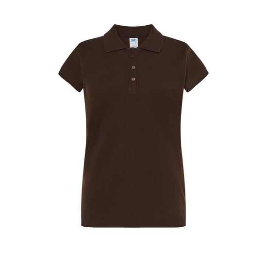 JHK Dames/Dames Regular Poloshirt (Chocolade) - Image 1