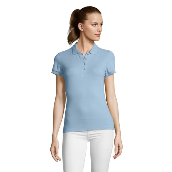 SOLS Dames/Dames Passion Poloshirt (Hemelsblauw) - Image 2