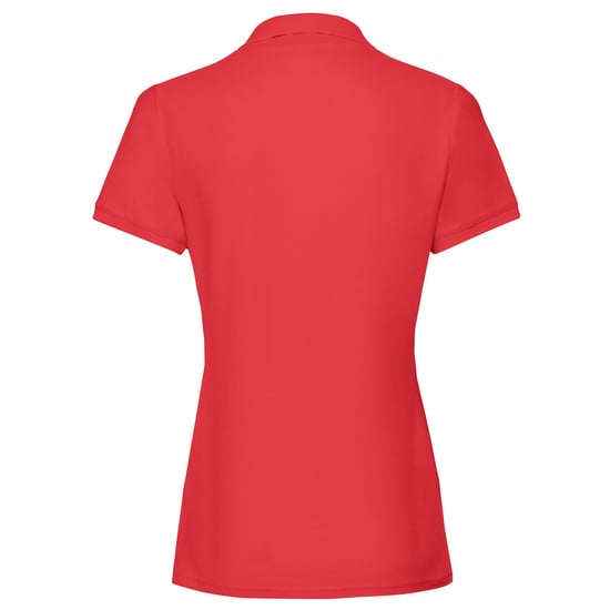 Fruit of the Loom Dames/Dames Premium Effen Poloshirt (Rood) - Image 2