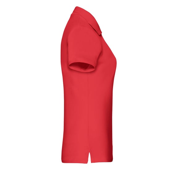 Fruit of the Loom Dames/Dames Premium Effen Poloshirt (Rood) - Image 3