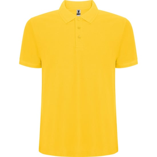 Roly Heren Pegaso Premium Effen Polo Shirt (Geel) - Image 1