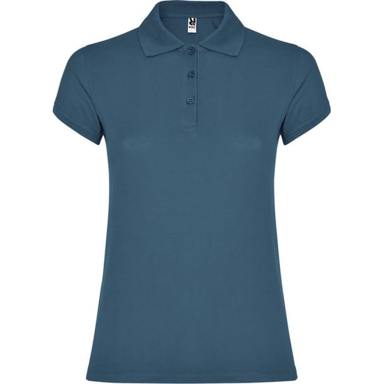 Roly Dames/Dames Ster Poloshirt (Storm Blauw) - Image 1
