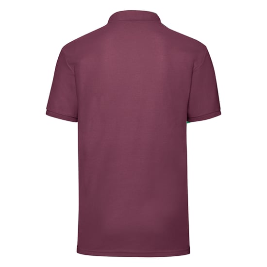 Fruit of the Loom Heren 65/35 Poloshirt (Bourgondië) - Image 2