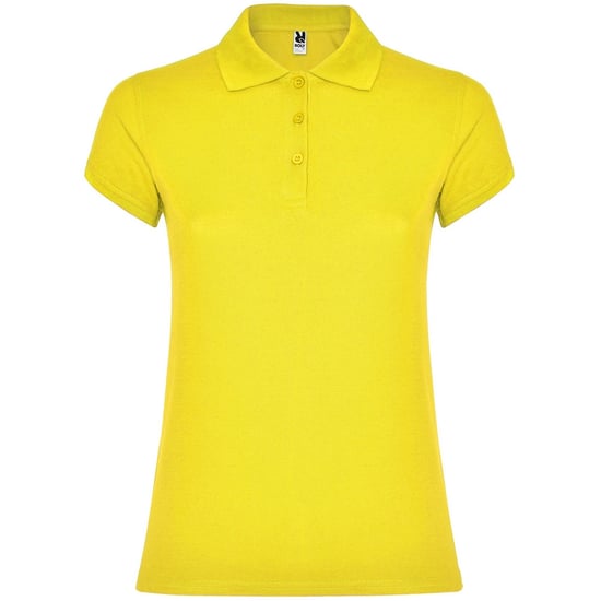 Roly Dames/Dames Ster Poloshirt (Geel) - Image 1