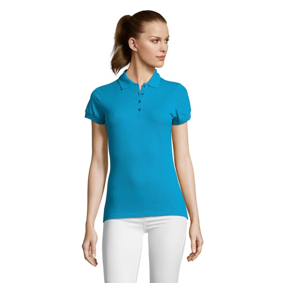 SOLS Dames/Dames Passion Poloshirt (Aqua) - Image 1