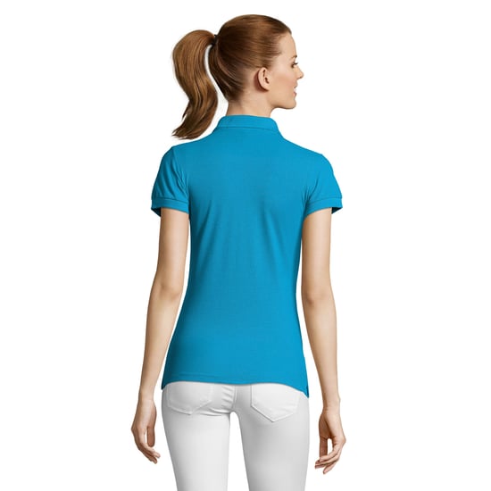SOLS Dames/Dames Passion Poloshirt (Aqua) - Image 2