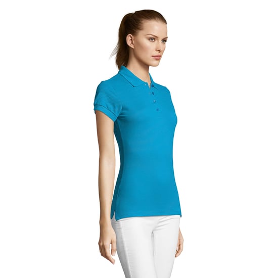 SOLS Dames/Dames Passion Poloshirt (Aqua) - Image 3
