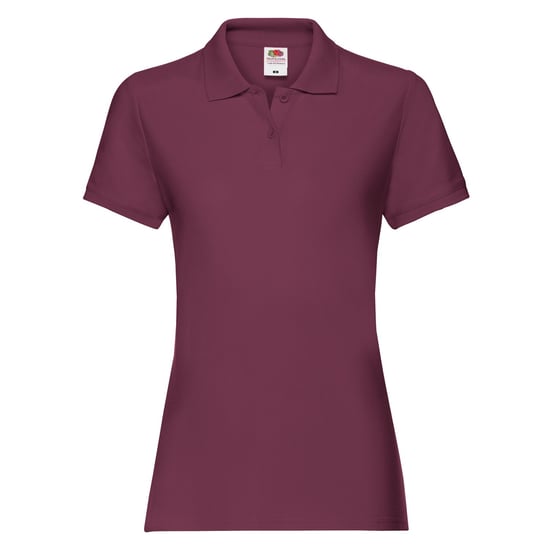 Fruit of the Loom Dames/Dames Premium Effen Poloshirt (Bourgondië) - Image 1