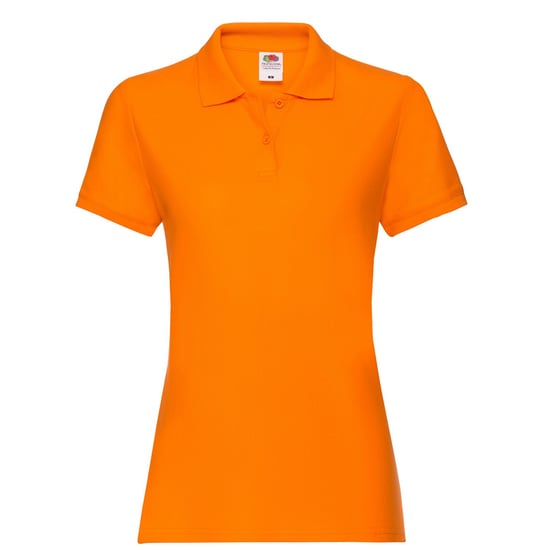 Fruit of the Loom Dames/Dames Premium Effen Poloshirt (Oranje) - Image 1