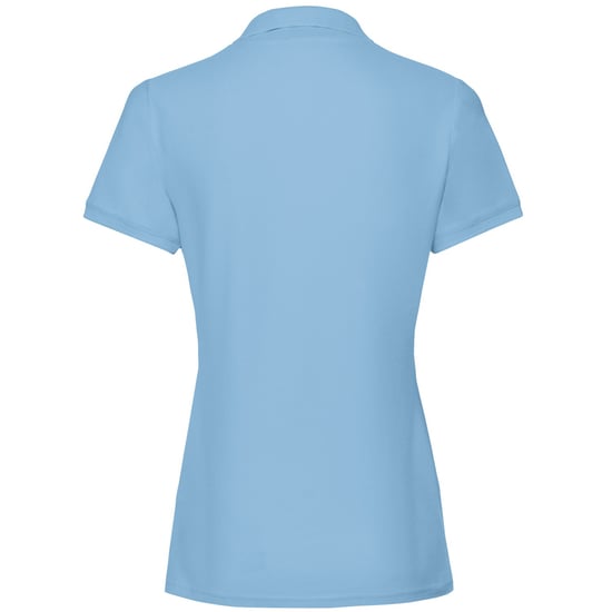 Fruit of the Loom Dames/Dames Premium Effen Poloshirt (Hemelsblauw) - Image 2