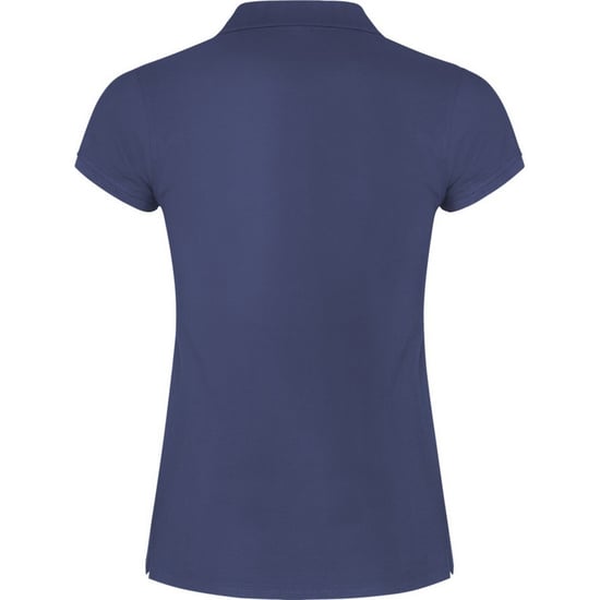 Roly Dames/Dames Ster Poloshirt (Denim Blauw) - Image 2