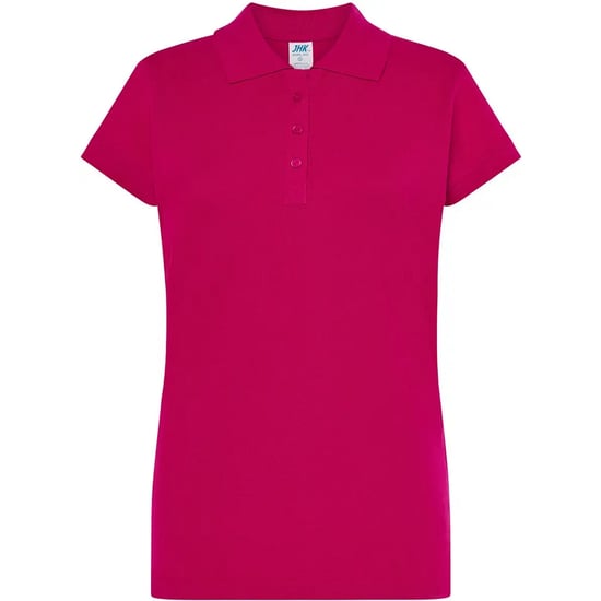 JHK Dames/Dames Regular Poloshirt (Fuchsia) - Image 1
