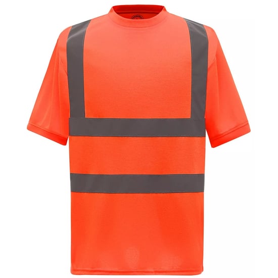 Yoko Heren Hi-Vis Veiligheids-T-shirt (Oranje) - Image 1
