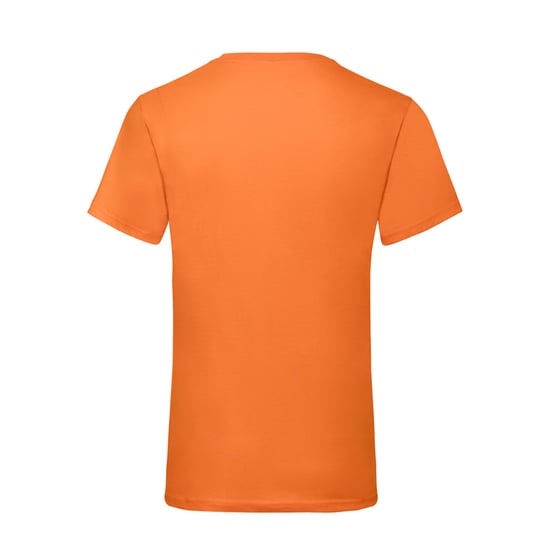 Fruit of the Loom Heren Valueweight V Neck T-shirt (Oranje) - Image 2