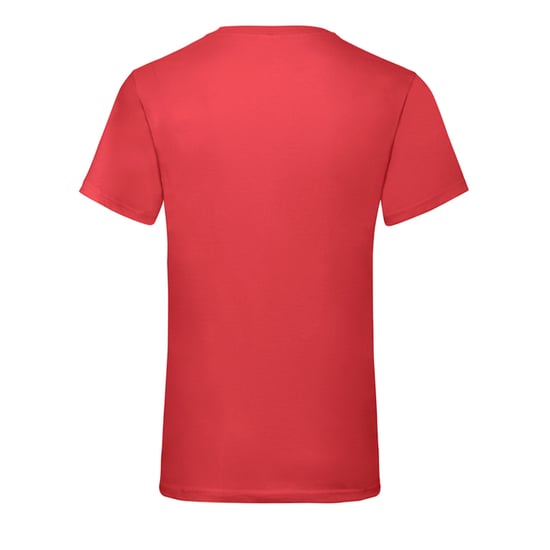 Fruit of the Loom Heren Valueweight V Neck T-shirt (Rood) - Image 2
