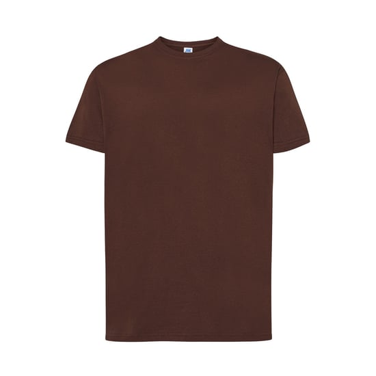 JHK Heren Premium Normaal T-Shirt (Chocolade) - Image 1