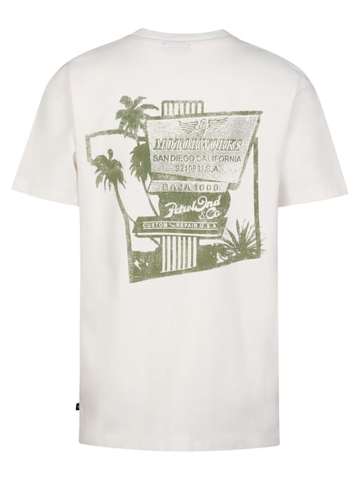 Petrol Industries - Jongens T-shirt met rugprint Mezcal - Wit - Image 2
