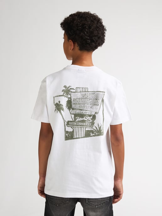 Petrol Industries - Jongens T-shirt met rugprint Mezcal - Wit - Image 4