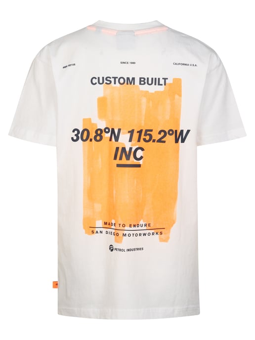 Petrol Industries - Jongens T-shirt met rugprint Vaquero - Wit - Image 2