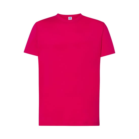 JHK Heren Premium Normaal T-Shirt (Framboos) - Image 1
