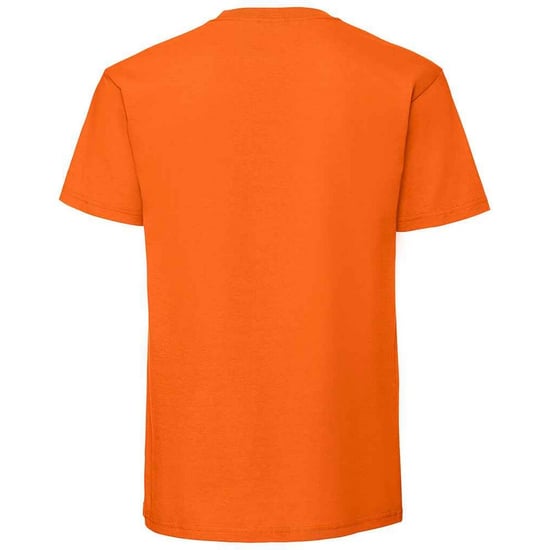 Fruit of the Loom Heren Iconic 195 Premium Ringspun Katoen T-Shirt (Oranje) - Image 2