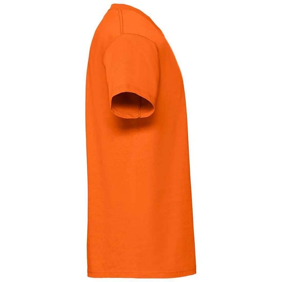 Fruit of the Loom Heren Iconic 195 Premium Ringspun Katoen T-Shirt (Oranje) - Image 3