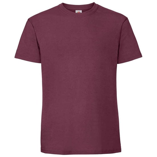 Fruit of the Loom Heren Iconic 195 Premium Ringspun Katoen T-Shirt (Bourgondië) - Image 1