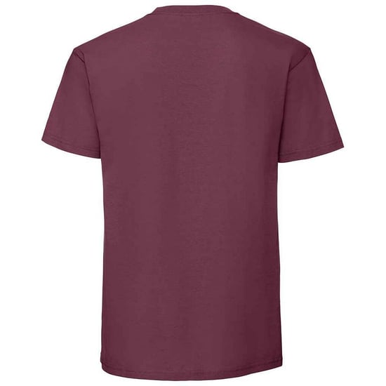 Fruit of the Loom Heren Iconic 195 Premium Ringspun Katoen T-Shirt (Bourgondië) - Image 2