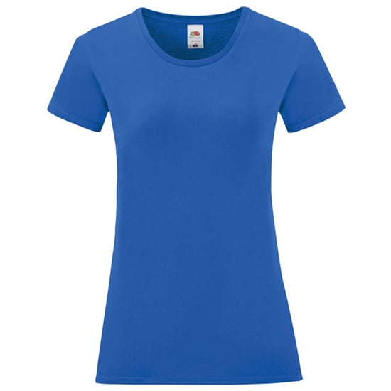Fruit of the Loom Dames/Dames Iconic Combed Cotton T-shirt (Koningsblauw) - Image 1