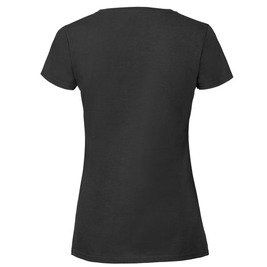 Fruit of the Loom Dames/Dames Iconic 190 T-Shirt (Zwart) - Image 2