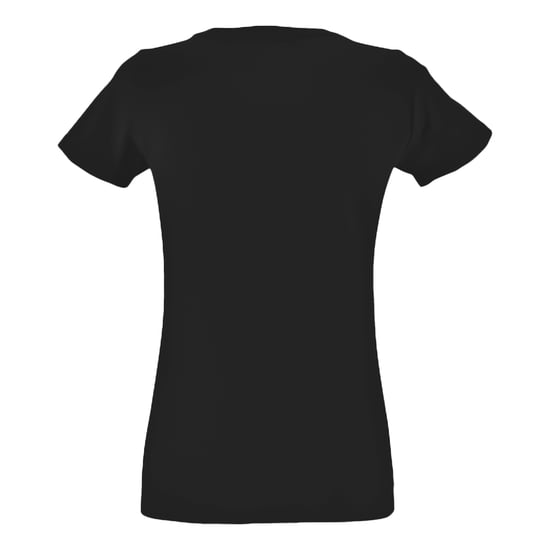 SOLS Dames/Dames Regent Ronde Hals Fitted T-shirt (Diep zwart) - Image 2