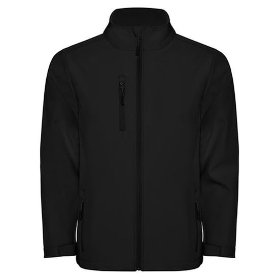 Roly Kinder/Kinder Nebraska Soft Shell Jas (Zwart) - Image 1